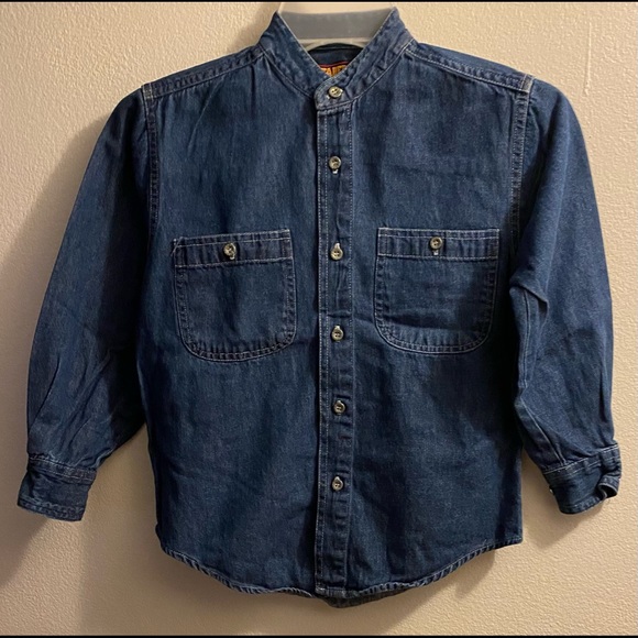 Faded Glory Boys Denim Jean Shirt/Jacket - Picture 2 of 6